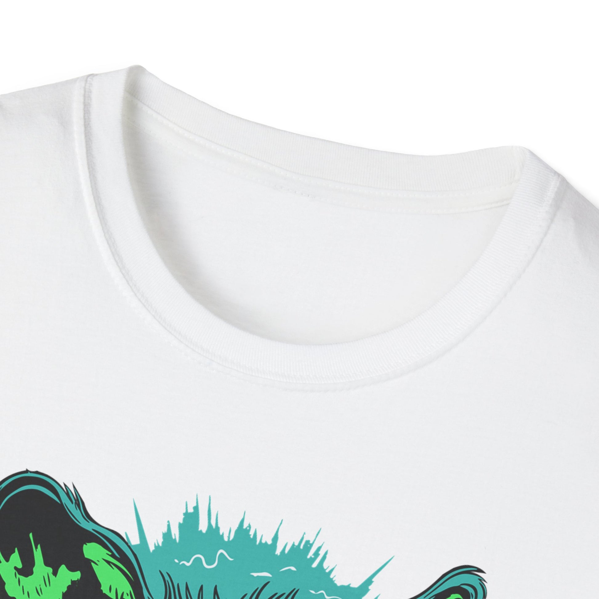 T-Shirt — 'Original: Follow Me For Advice' Retro Green Feral Cat Graphic - Estrella & The Stars