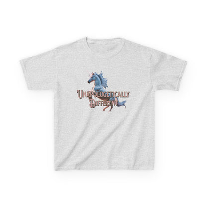 Kids T‑Shirt — 'Unapologetically Different' Unicorn Graphic Tee - Estrella & The Stars