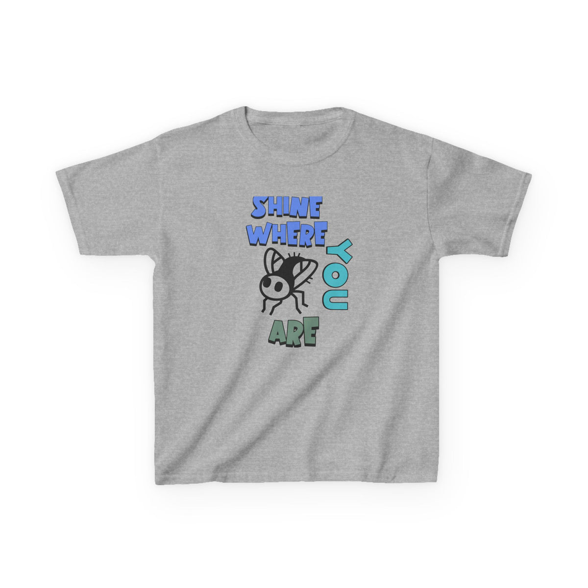 Cute Bee Graphic Kids Tee — Shine Where You Are - Estrella & The Stars