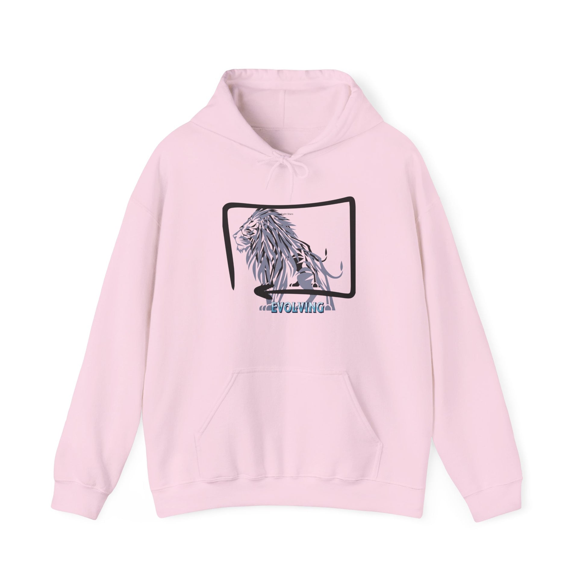 Lion Sketch Hoodie — Retro Frame Graphic "ROAR WILD" Sweatshirt - Estrella & The Stars