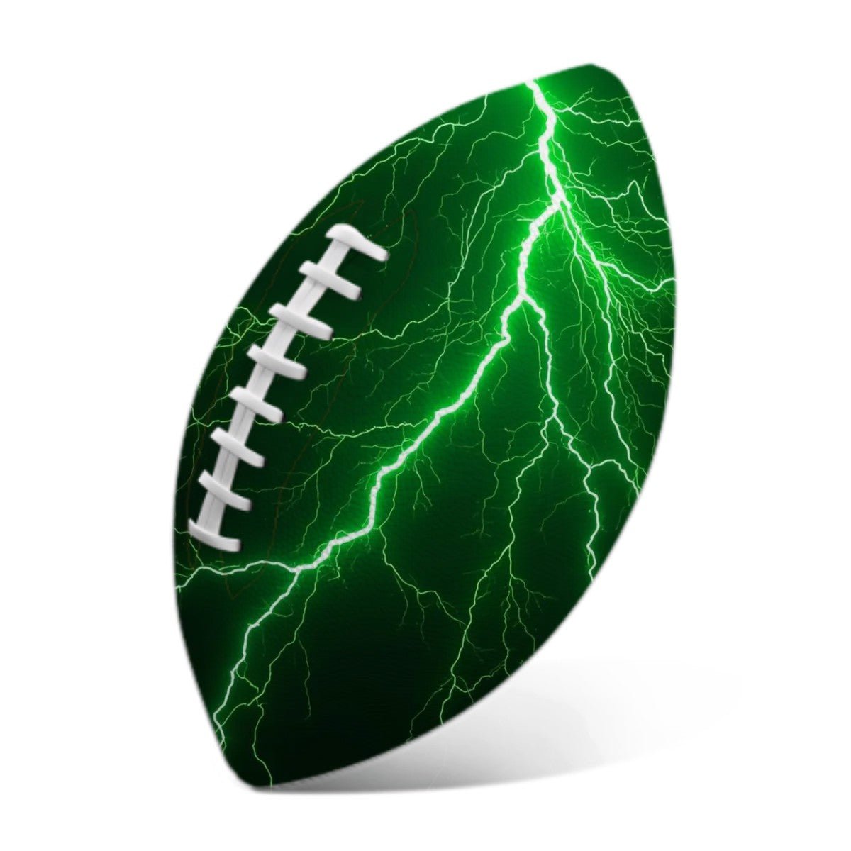 Custom PU Leather Rugby Ball with UV Printed Football Design - Estrella & The Stars