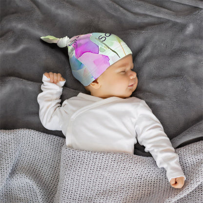 Cozy Knot-Top Beanie for Babies - Estrella & The Stars