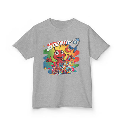 Authentic Rocket Kids T‑Shirt — Colorful Cartoon Space Monster Tee - Estrella & The Stars