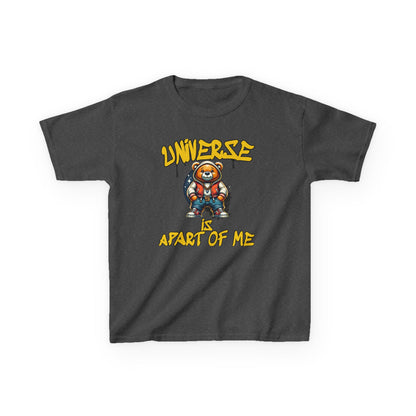Space Bear Graphic Kids Tee — 'Universe A Part of Me' Design - Estrella & The Stars