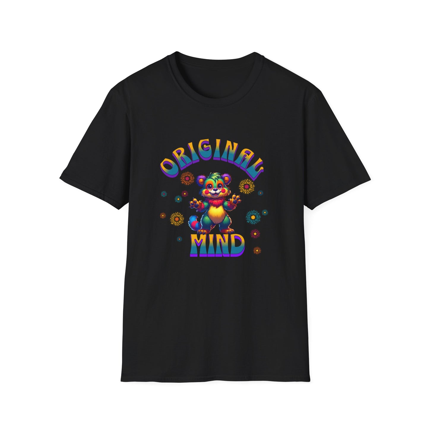Original Mind T-Shirt — Colorful Psychedelic Bear Graphic Tee - Estrella & The Stars
