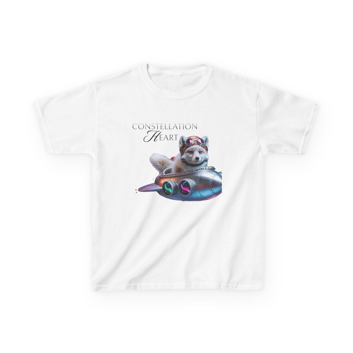 Kids Tee — "Constellation Heart" Puppy Rocket Graphic - Estrella & The Stars