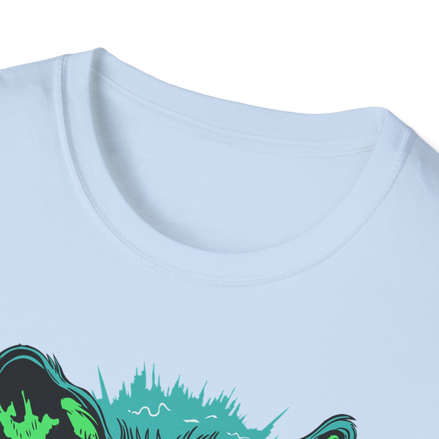 T-Shirt — 'Original: Follow Me For Advice' Retro Green Feral Cat Graphic - Estrella & The Stars