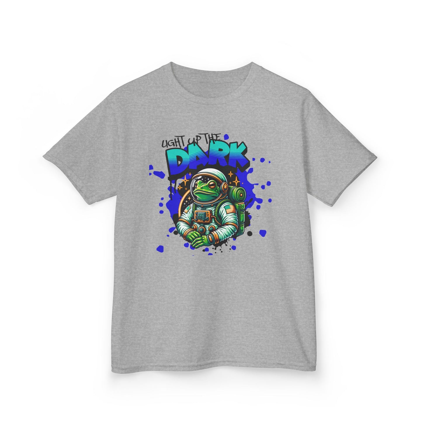 Kids T‑Shirt — Cute Astronaut Turtle “To The Dark” Graphic Tee - Estrella & The Stars