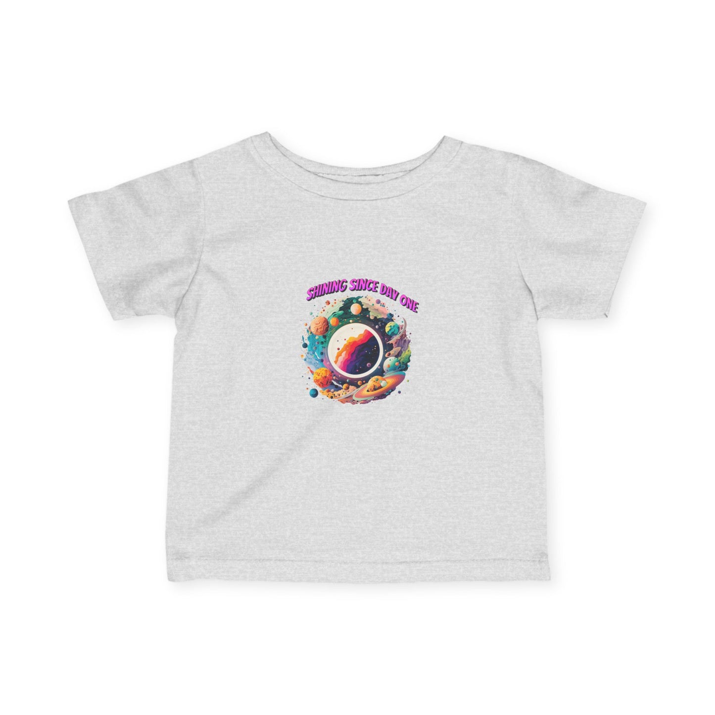Infant Tee - "Summer Since 1996" Colorful Space Planet Baby T‑Shirt - Estrella & The Stars