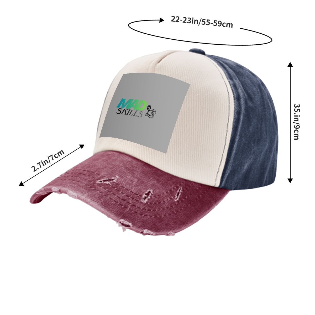 Washed Cowboy Baseball Cap" - "Rustic Rancher Hat - Estrella & The Stars