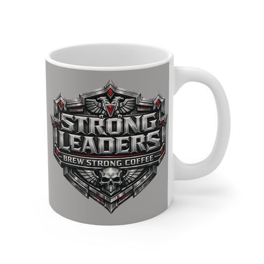 Gaming Crest Ceramic Mug – 'Steel Legends' Logo Coffee Cup (11oz/15oz/20oz) - Estrella & The Stars