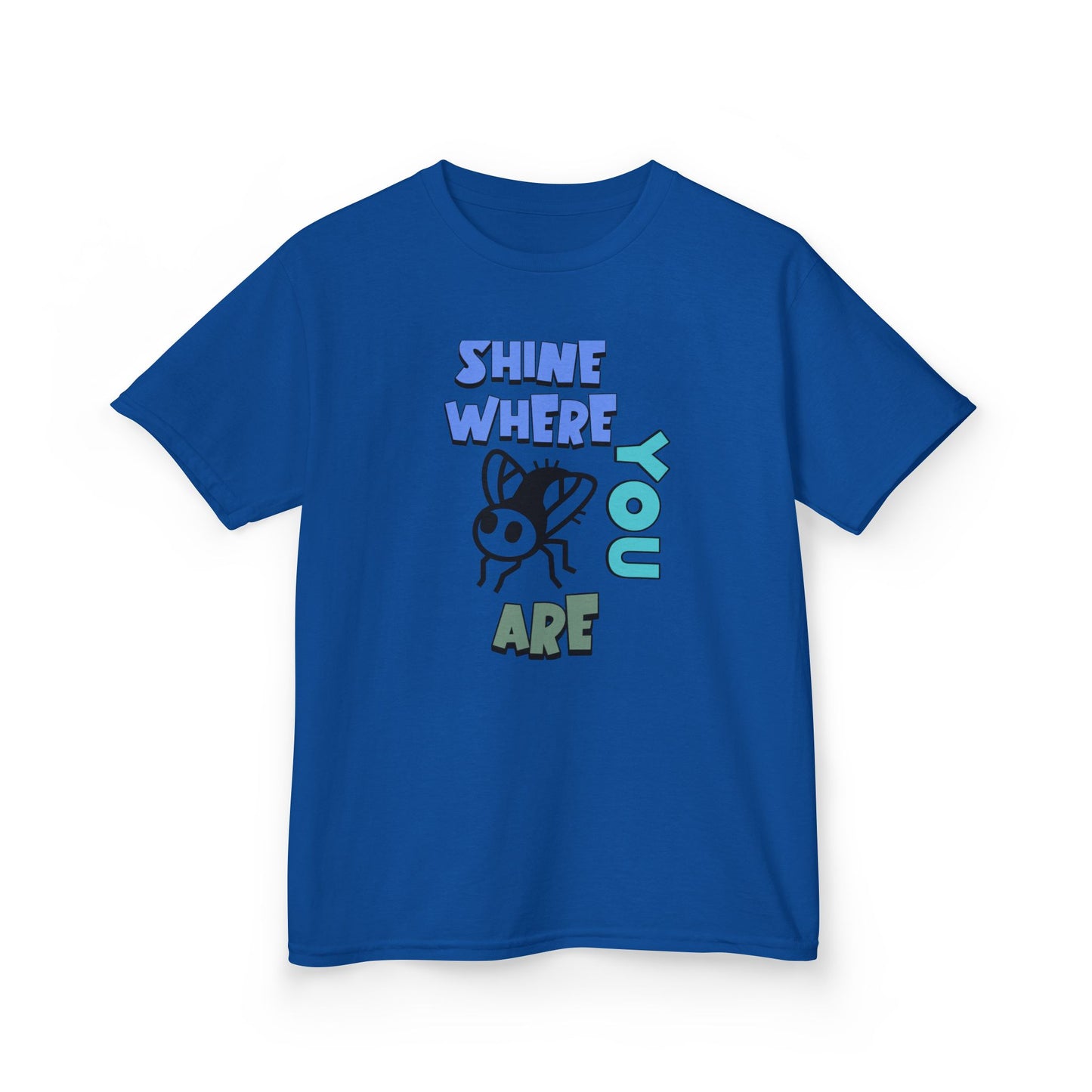 Cute Bee Graphic Kids Tee — Shine Where You Are - Estrella & The Stars