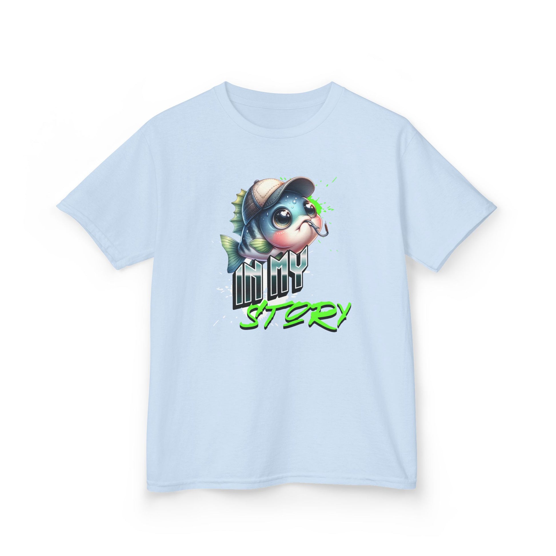 Kids Tee — Cute Dino Character "Tiny Story" Graphic - Estrella & The Stars