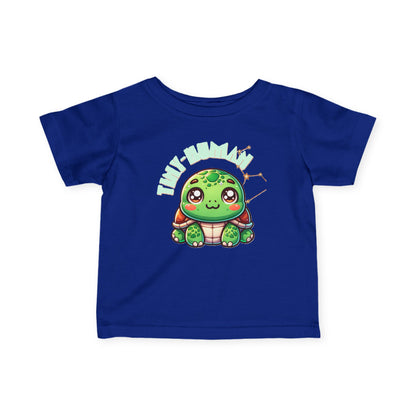 Cute Turtle Infant Tee – 'Little Turtley' Baby Shirt, Adorable Newborn Gift - Estrella & The Stars