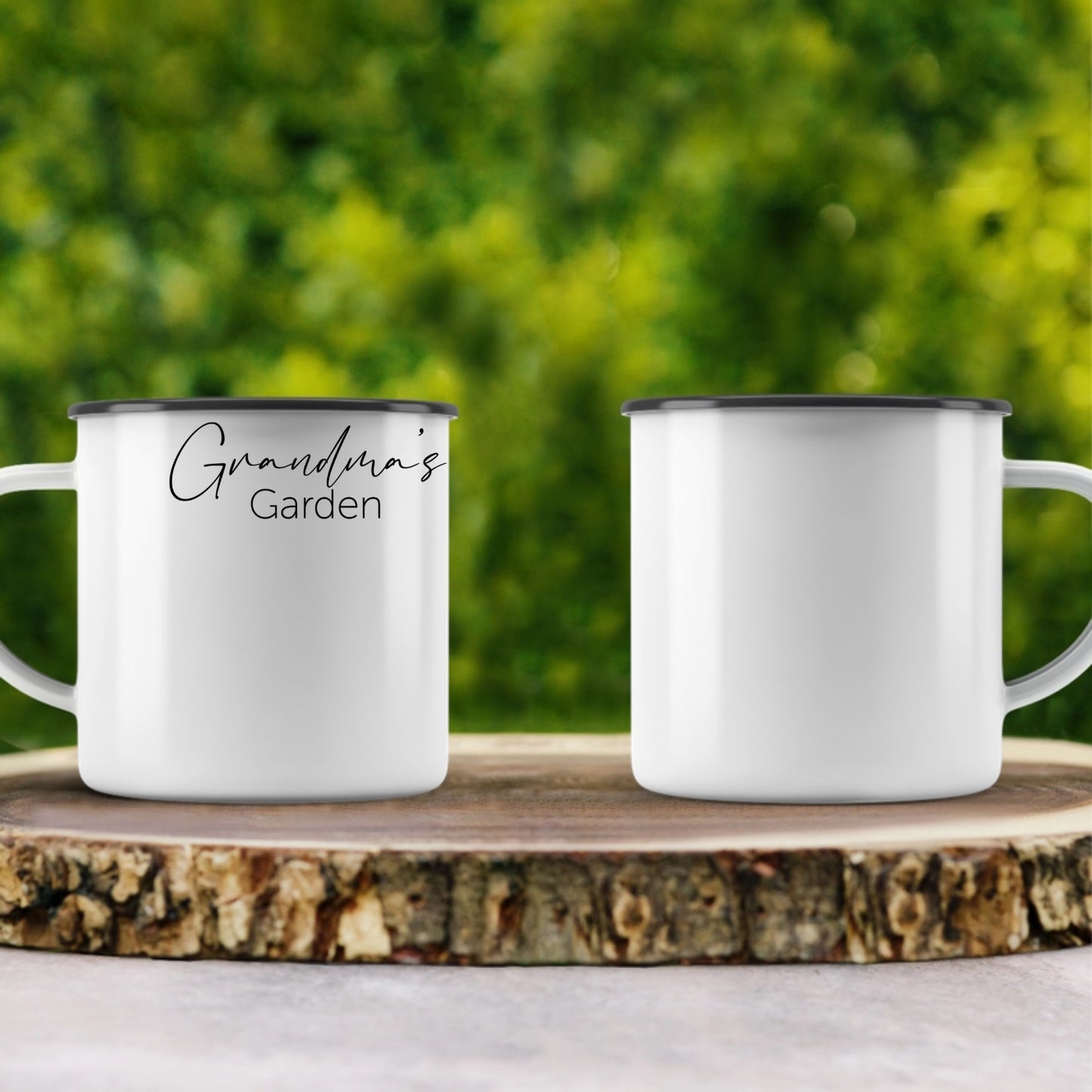 Classic White Enamel Mug - 12oz - Estrella & The Stars