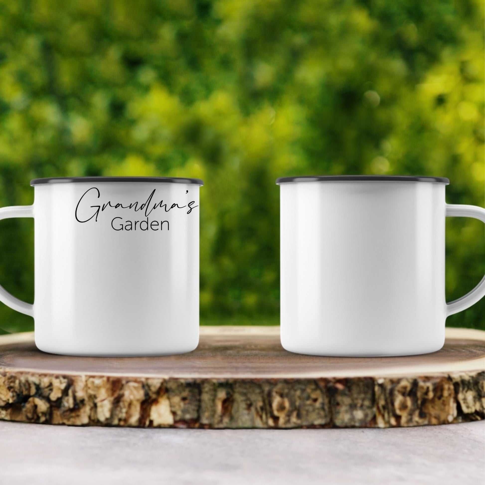 Classic White Enamel Mug - 12oz - Estrella & The Stars