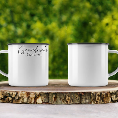 Classic White Enamel Mug - 12oz - Estrella & The Stars