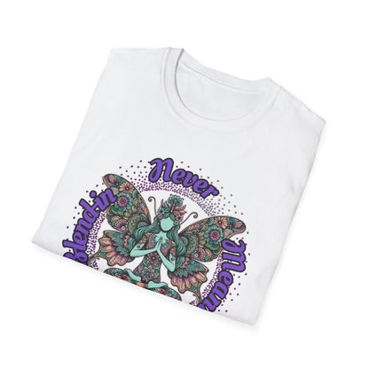 Never Surrender Moth T-Shirt — Inspirational Butterfly/Moth Graphic Tee - Estrella & The Stars