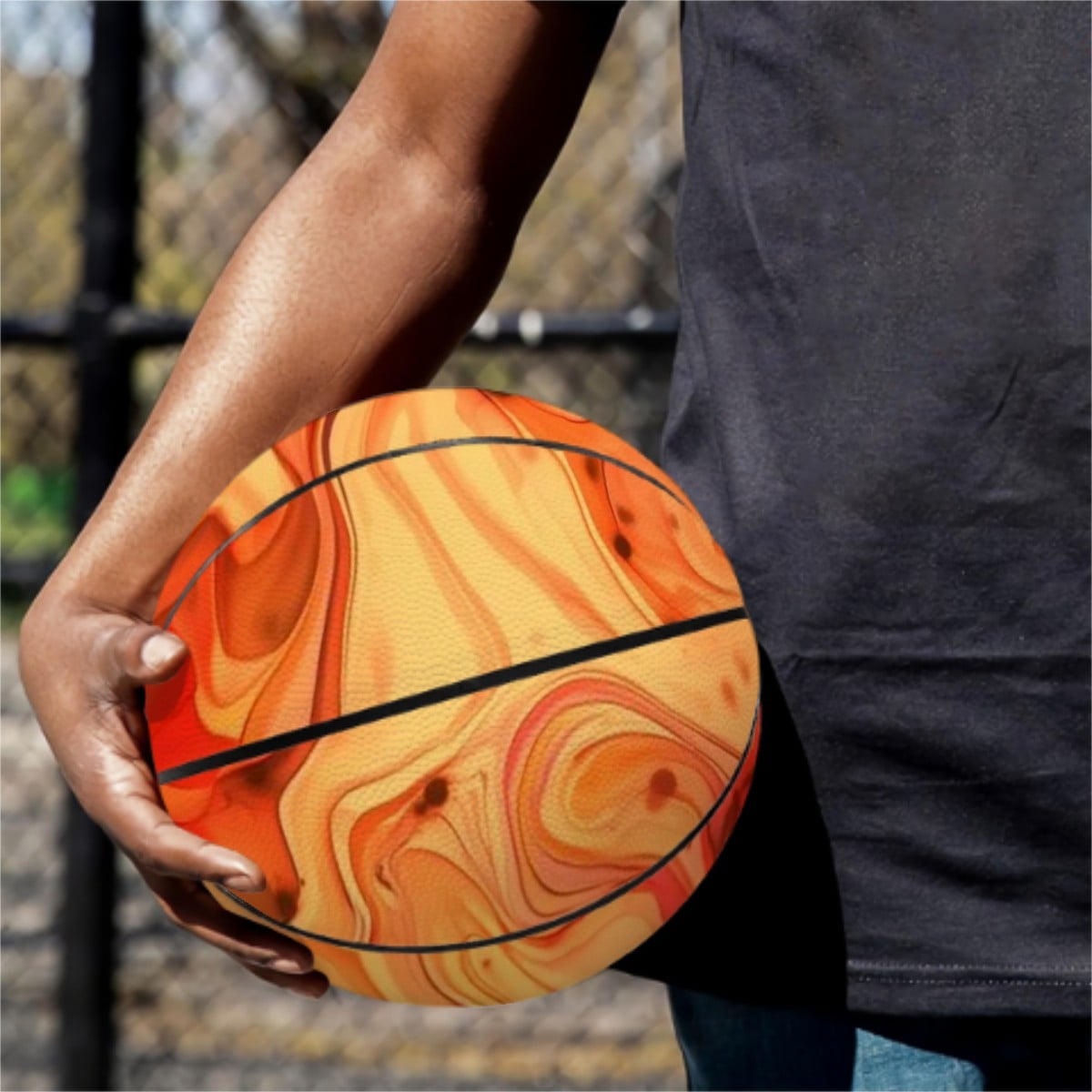 Custom Color Basketball – One-of-a-Kind Personalized Sports Ball - Estrella & The Stars