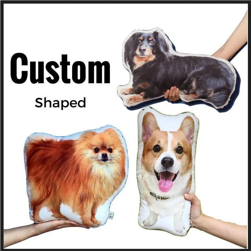 Custom Photo Shaped Pillow with Voice Recording – Personalized Sound Gift - Estrella & The Stars