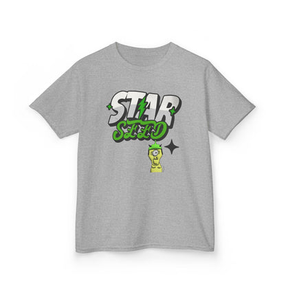 Kids T-Shirt — 'Star Seed' Green Alien Graphic Tee for Kids - Estrella & The Stars