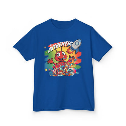 Authentic Rocket Kids T‑Shirt — Colorful Cartoon Space Monster Tee - Estrella & The Stars