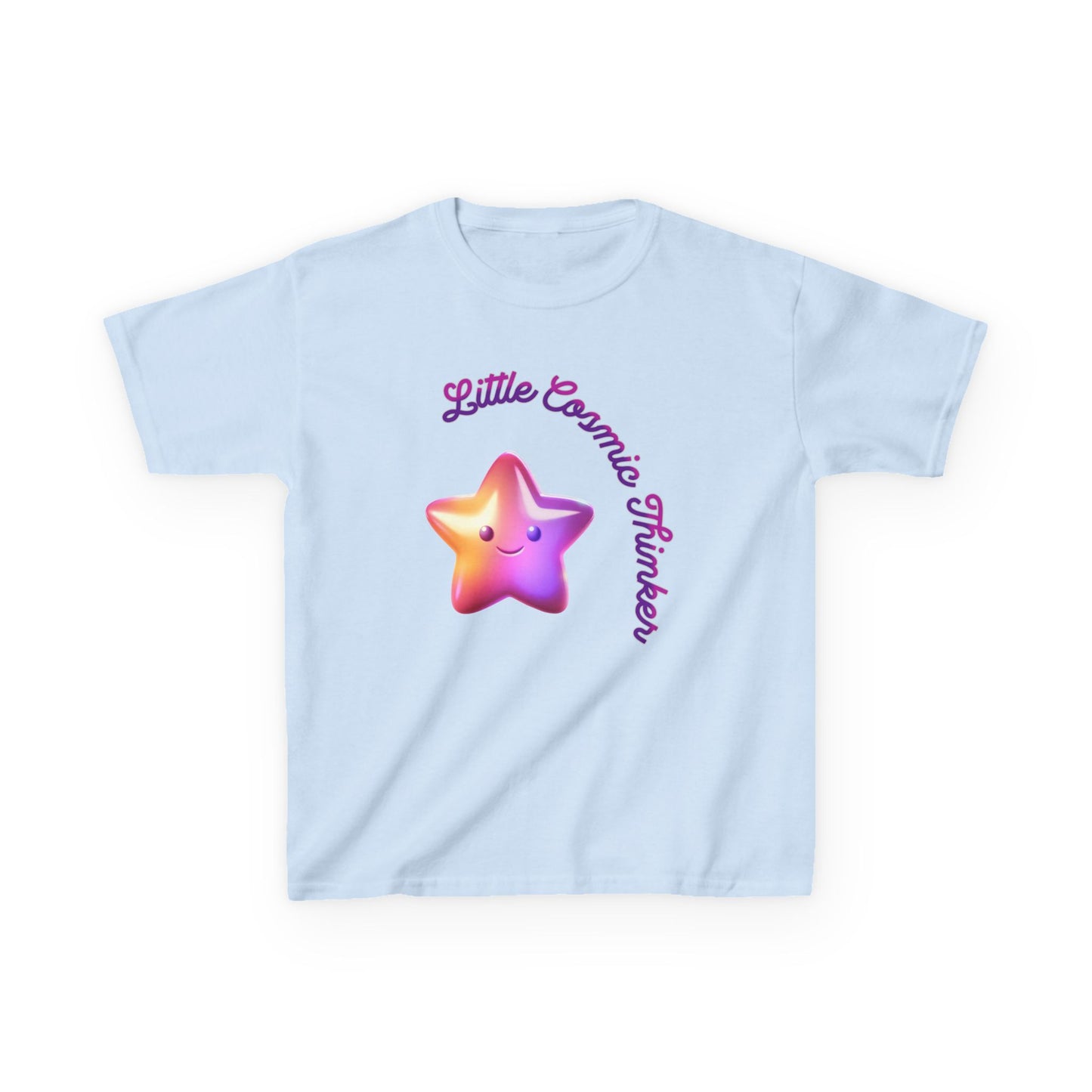 Kids Tee — "Little Cosmic Thinker" Star Graphic - Estrella & The Stars