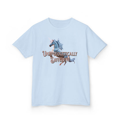 Kids T‑Shirt — 'Unapologetically Different' Unicorn Graphic Tee - Estrella & The Stars