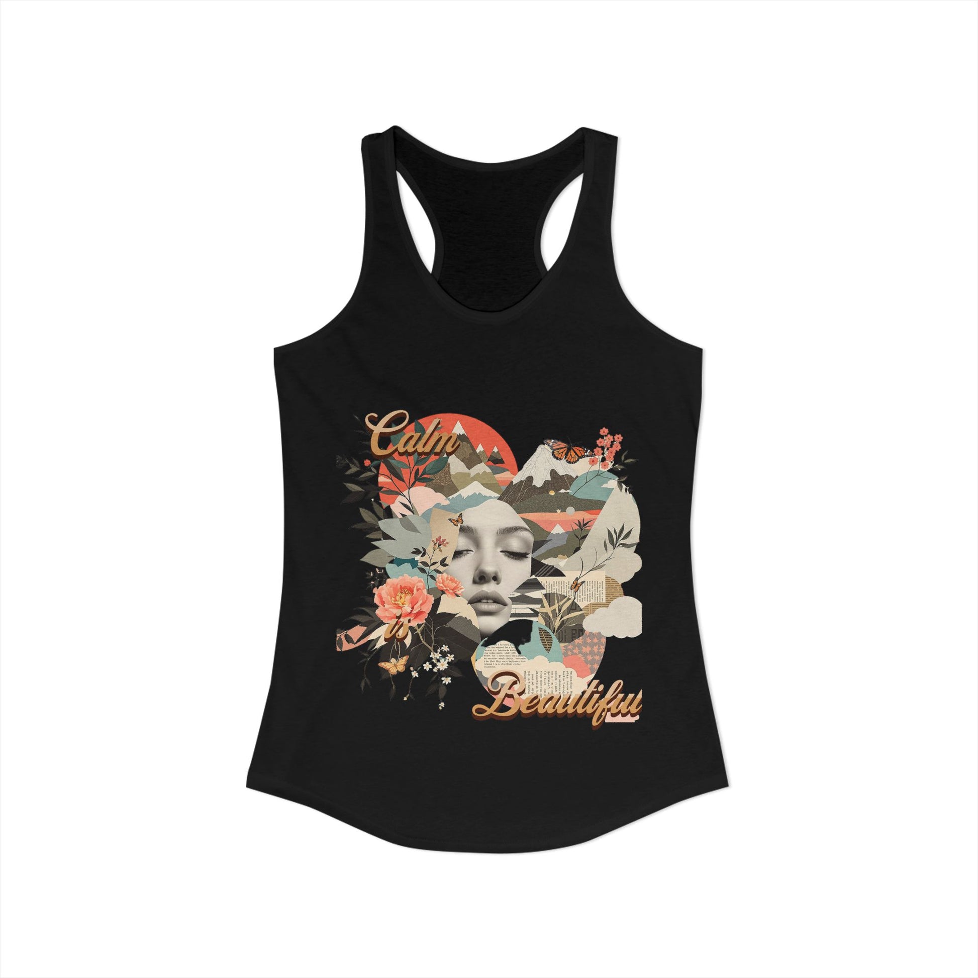 Beautiful & Calm Women's Racerback Tank Top - Estrella & The Stars