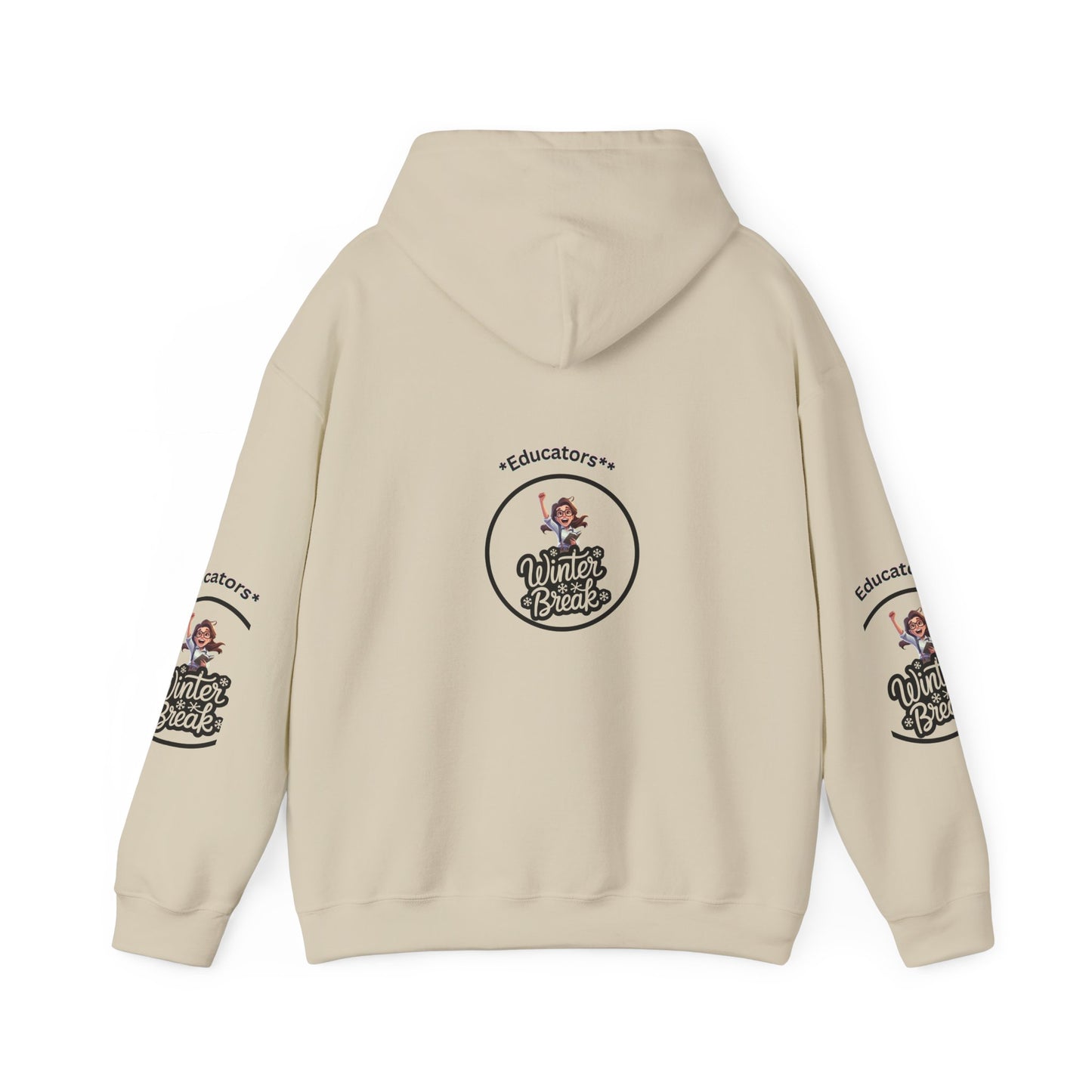 Educator's Winter Break Hoodie - Cozy Unisex Sweatshirt - Estrella & The Stars