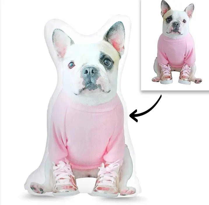 Custom Photo Shaped Pillow with Voice Recording – Personalized Sound Gift - Estrella & The Stars