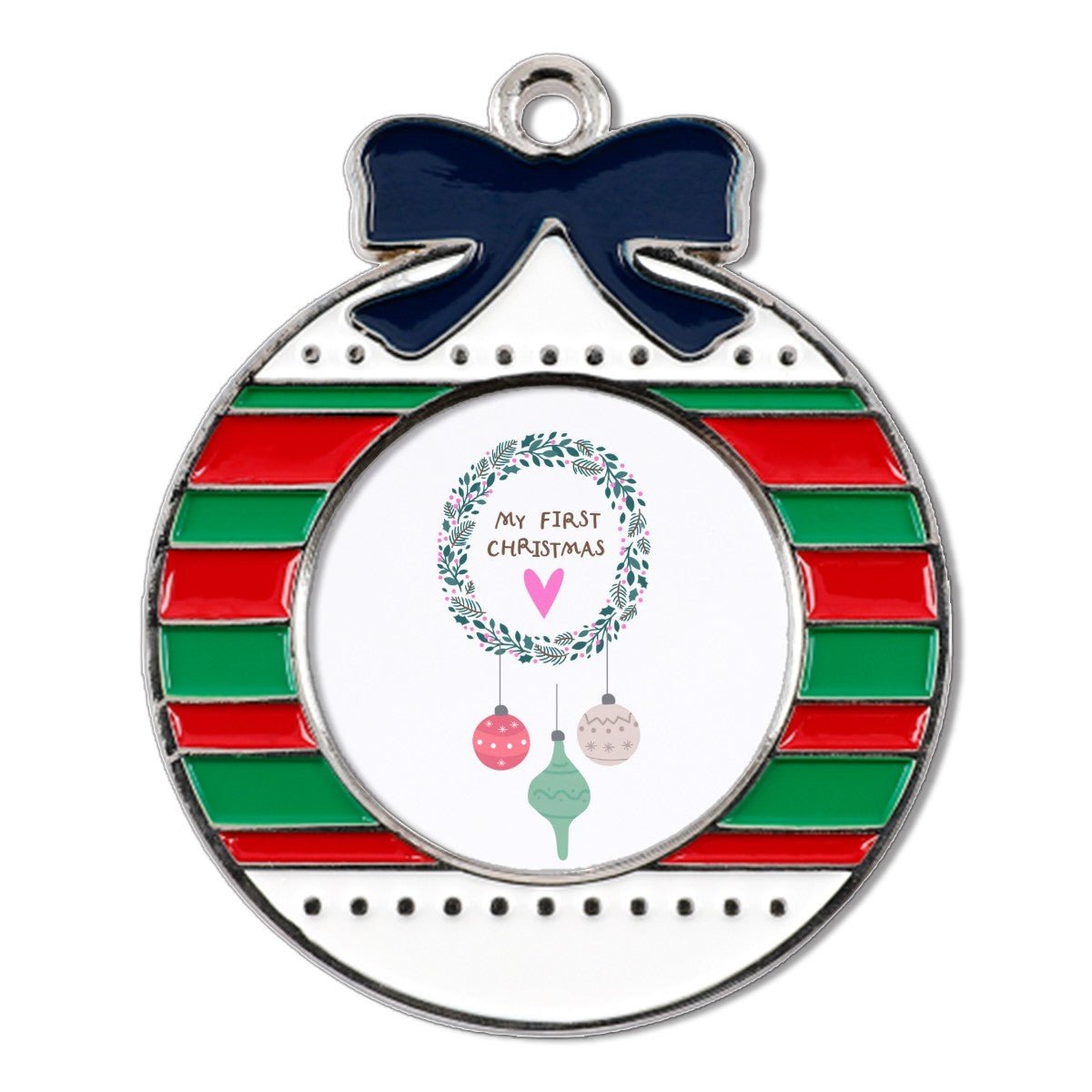 Circular Christmas Decorations Alloy Pendants - Estrella & The Stars