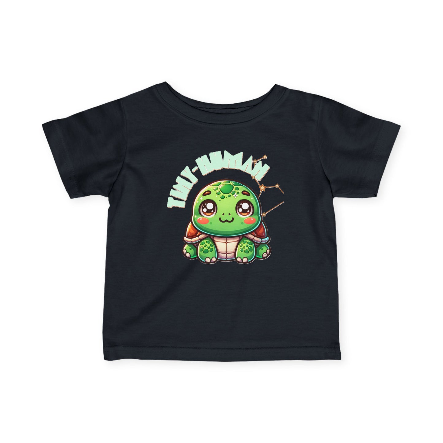 Cute Turtle Infant Tee – 'Little Turtley' Baby Shirt, Adorable Newborn Gift - Estrella & The Stars