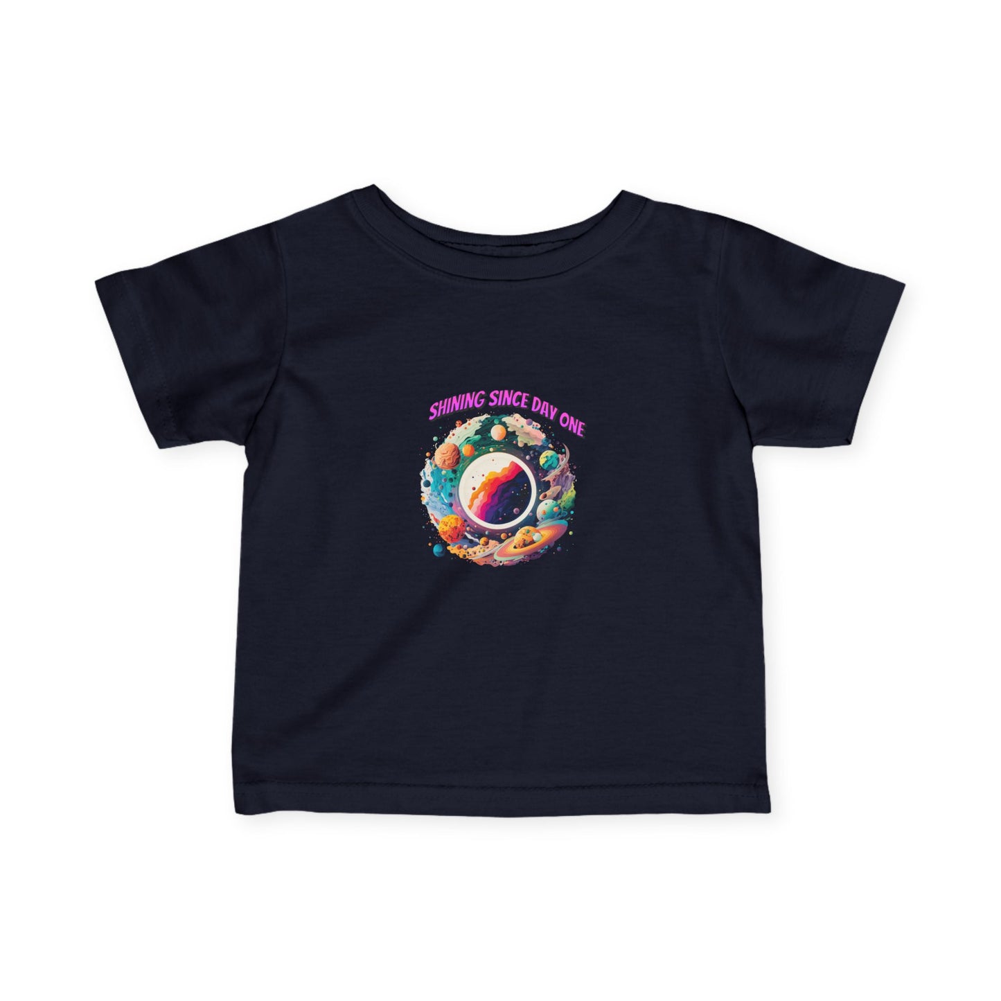 Infant Tee - "Summer Since 1996" Colorful Space Planet Baby T‑Shirt - Estrella & The Stars