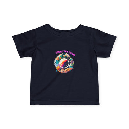 Infant Tee - "Summer Since 1996" Colorful Space Planet Baby T‑Shirt - Estrella & The Stars