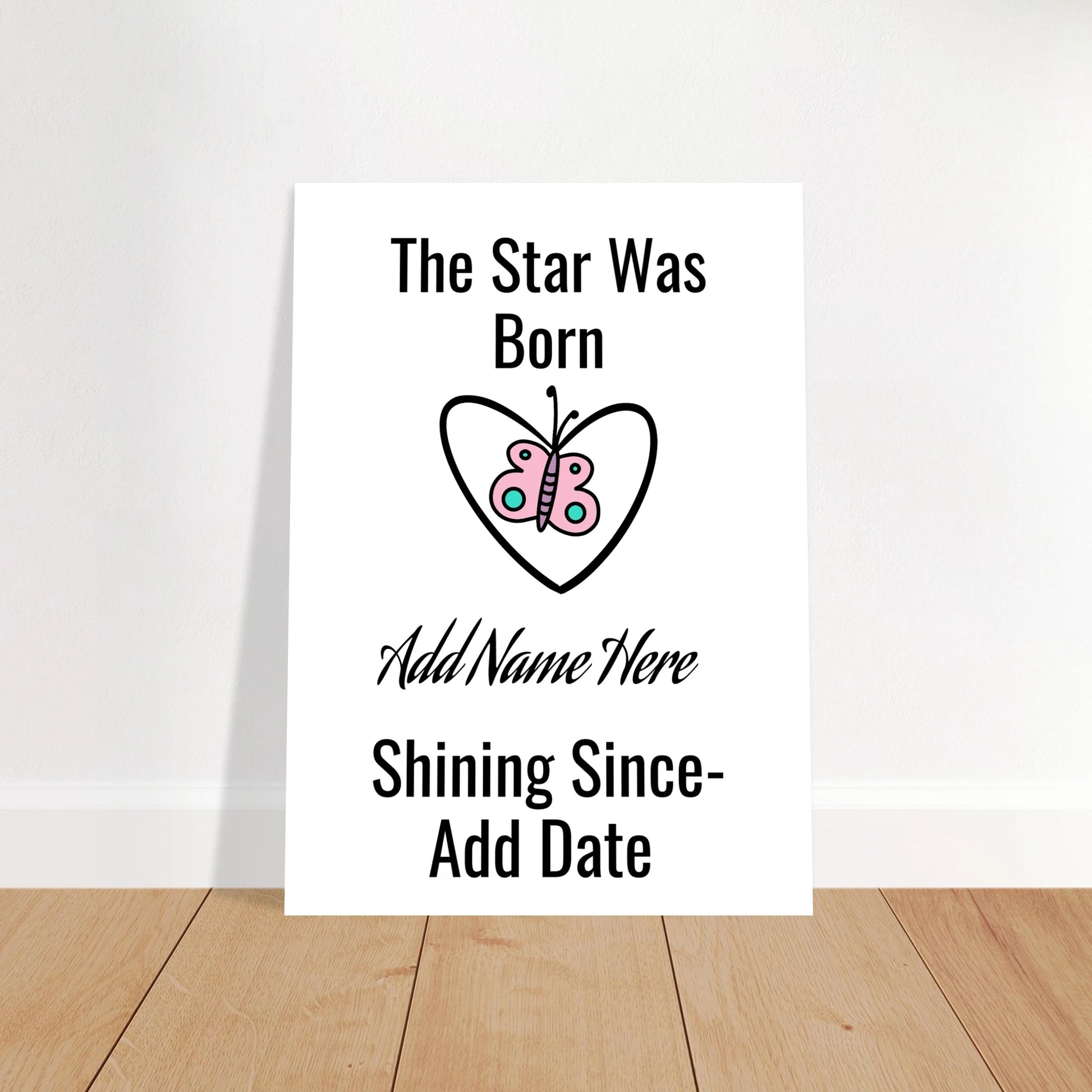 Premium Matte Paper Poster 13x18 cm / 5x7″ - Estrella & The Stars