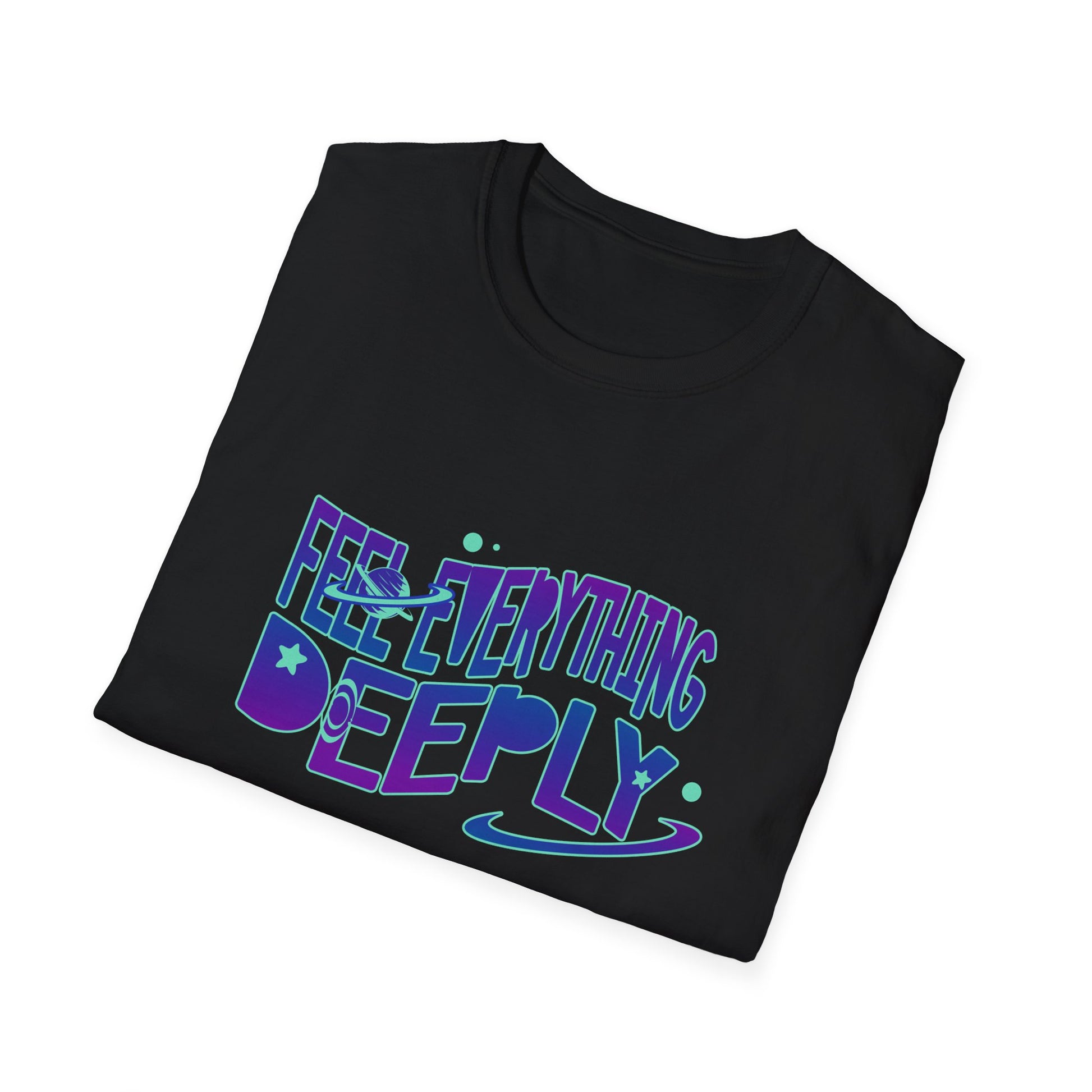 T-Shirt — Galactic "Breathing Deep" Retro Space Graphic Tee - Estrella & The Stars