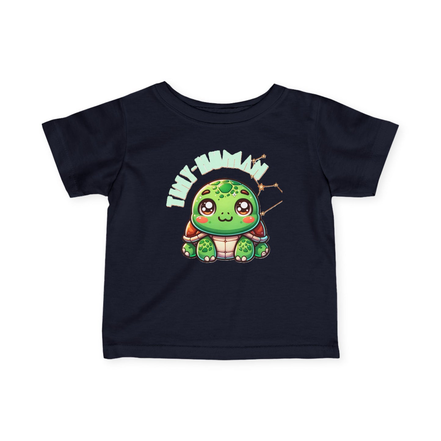 Cute Turtle Infant Tee – 'Little Turtley' Baby Shirt, Adorable Newborn Gift - Estrella & The Stars