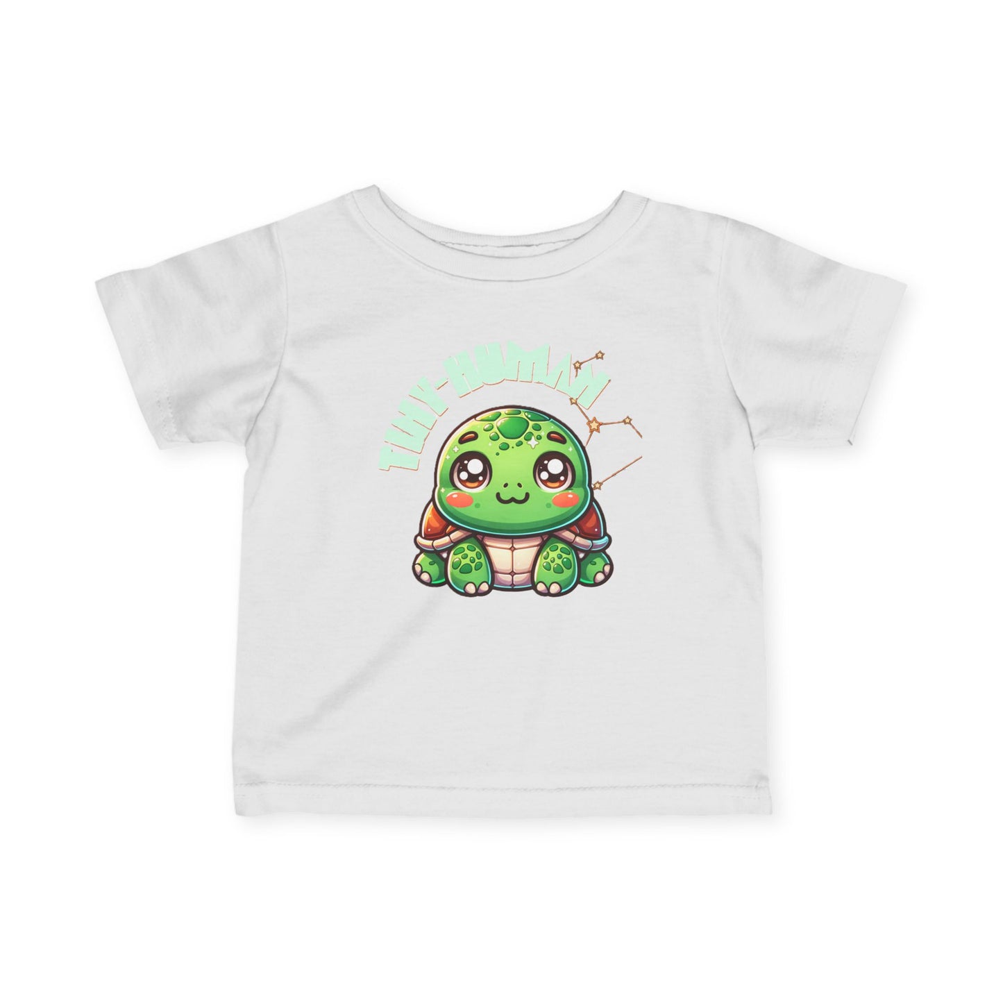 Cute Turtle Infant Tee – 'Little Turtley' Baby Shirt, Adorable Newborn Gift - Estrella & The Stars