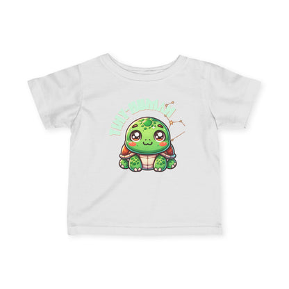 Cute Turtle Infant Tee – 'Little Turtley' Baby Shirt, Adorable Newborn Gift - Estrella & The Stars