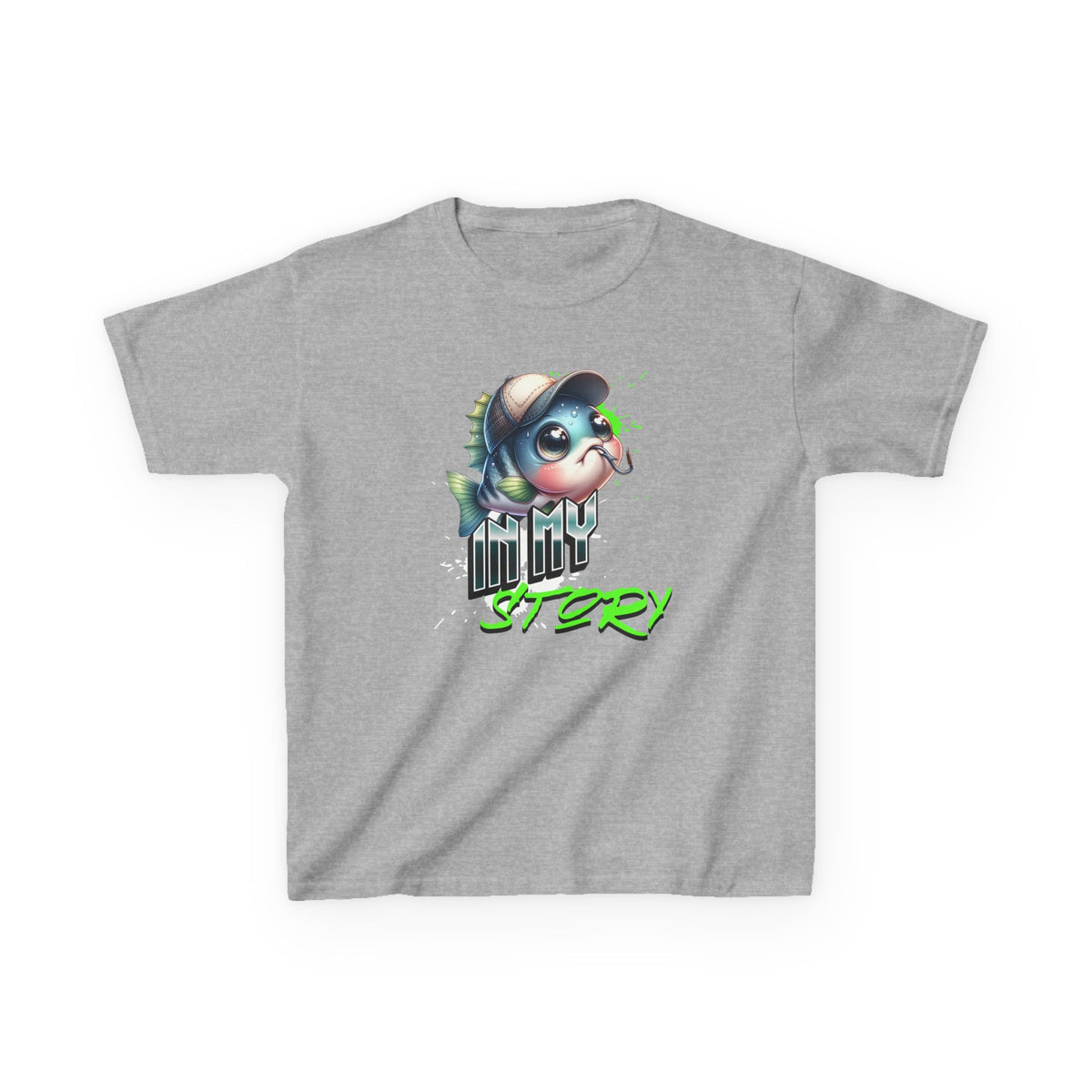 Kids Tee — Cute Dino Character "Tiny Story" Graphic - Estrella & The Stars