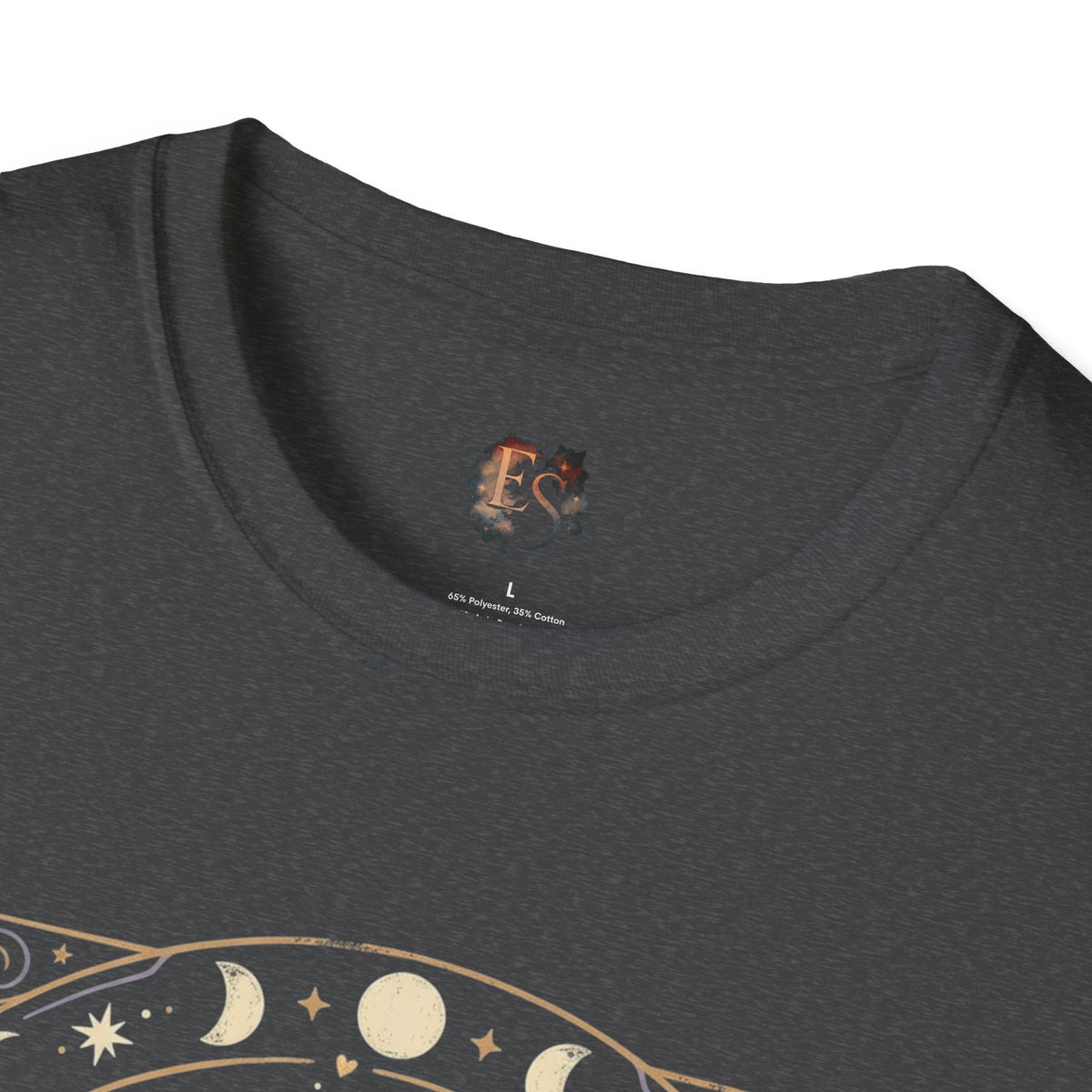 Celestial Embrace Graphic T-Shirt — "Holding the Stars When You Forgot How to Shine" - Estrella & The Stars