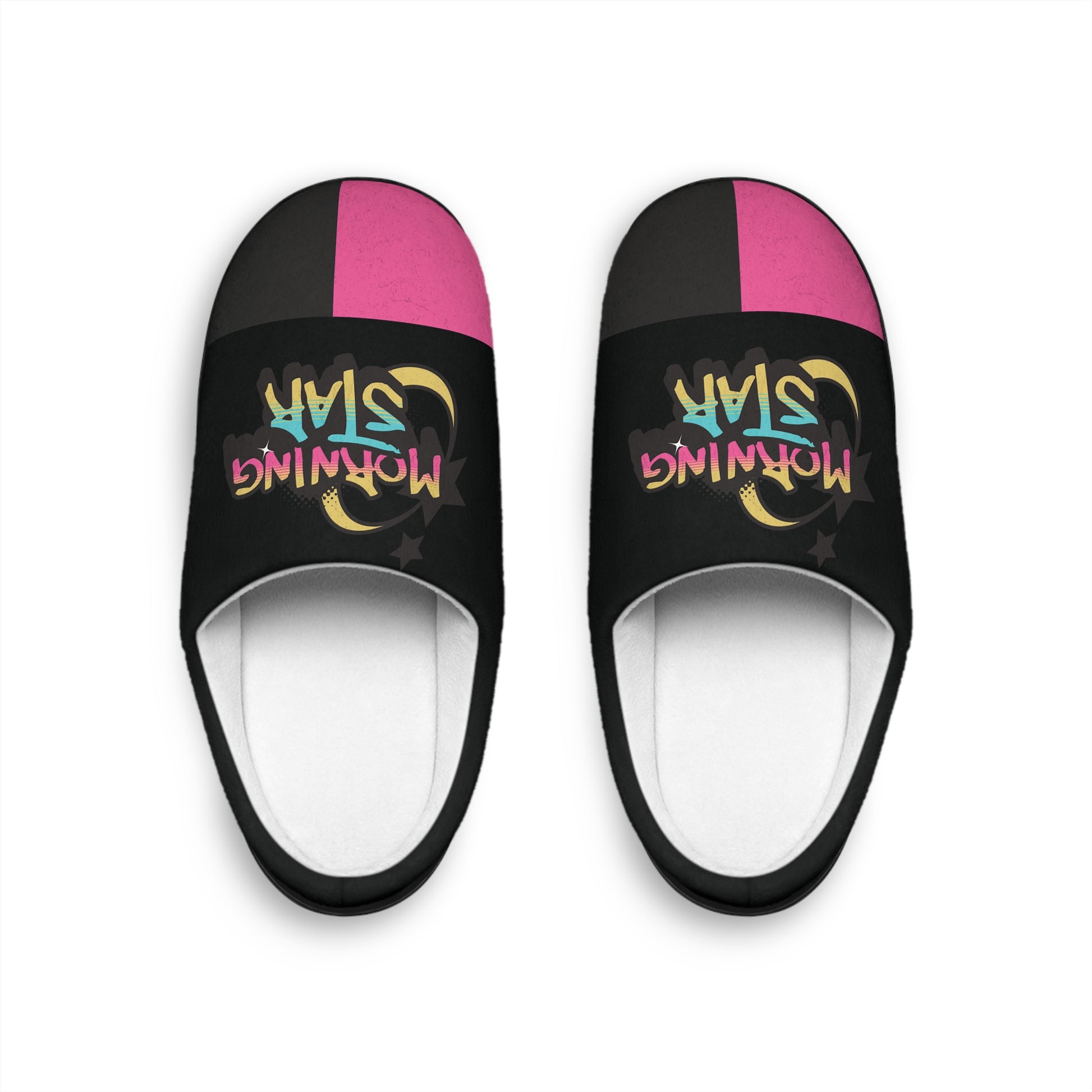 Copy of Morning Star Women’s Indoor Slippers — Cozy Pink & Black Lounge Clogs - Estrella & The Stars