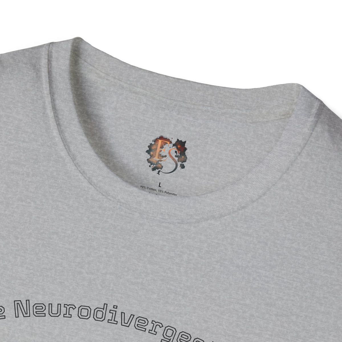 T-Shirt — "The Neurodivergent Mind" Colorful Psychedelic Brain Tee - Estrella & The Stars