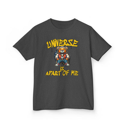 Space Bear Graphic Kids Tee — 'Universe A Part of Me' Design - Estrella & The Stars