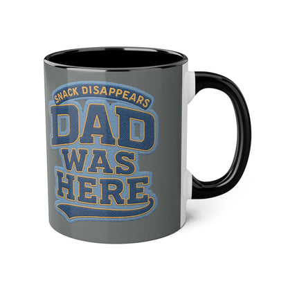 Hi Hungry I'm Dad Coffee Mug — Funny Father's Day Accent Mug, 11oz - Estrella & The Stars