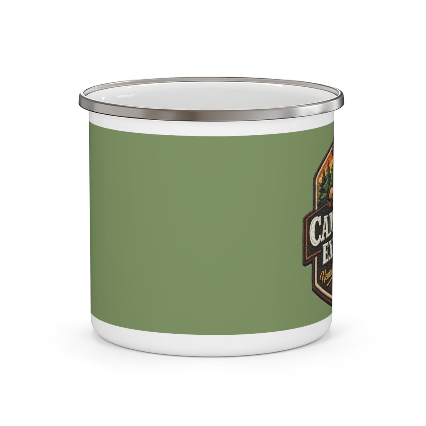 Enamel Camping Mug — "Campfire Expert" Outdoorsman Coffee Cup (Neurodiverse Advocate) - Estrella & The Stars
