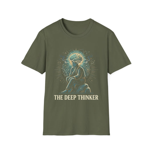 Deep Thinker Tee - Stylish & Provocative Shirt for Intellectuals - Estrella & The Stars