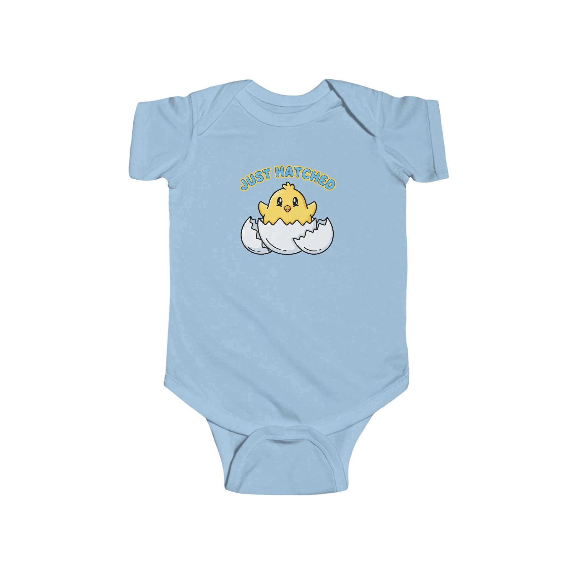 Easter Spring Baby - Infant Bodysuit - "Just Hatched" Cute Chick Baby Onesie - Estrella & The Stars