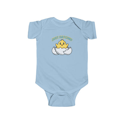 Easter Spring Baby - Infant Bodysuit - "Just Hatched" Cute Chick Baby Onesie - Estrella & The Stars